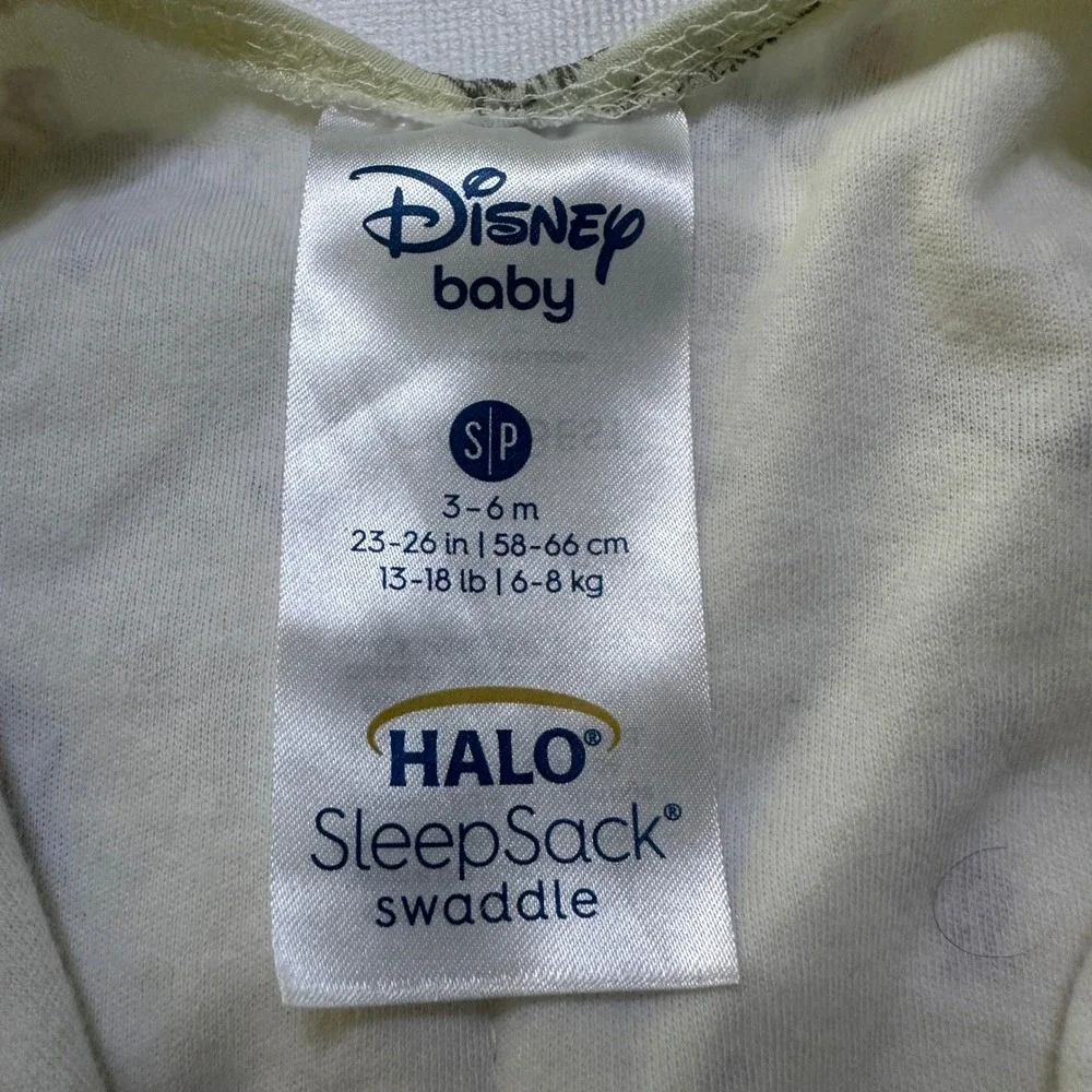 Halo Disney Sleep Sack Swaddle WINNIE THE POOH & FRIENDS Micro Fleece 3-6 Months
